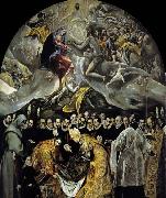 GRECO, El The Burial of the Count of Orgaz oil painting